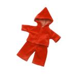 Velour dukketøj rød 36-41 cm.
