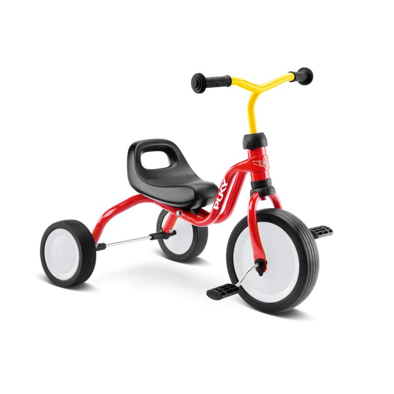 Fitsch 3 hjulet cykel med pedaler i rød