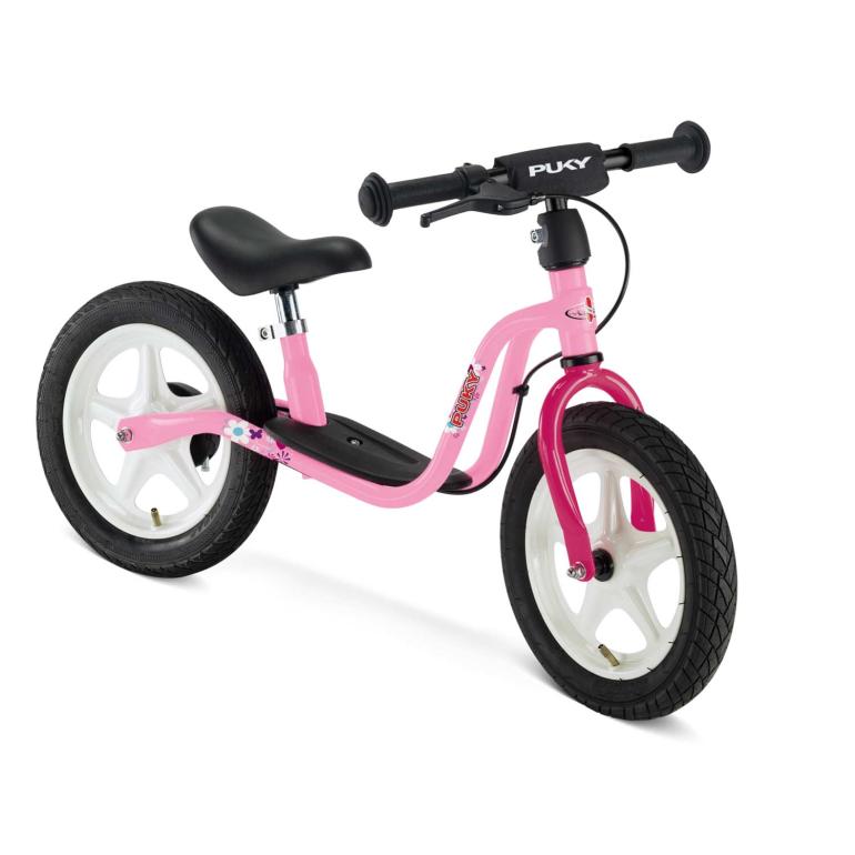 Løbecykel, L med bremse, rose/pink