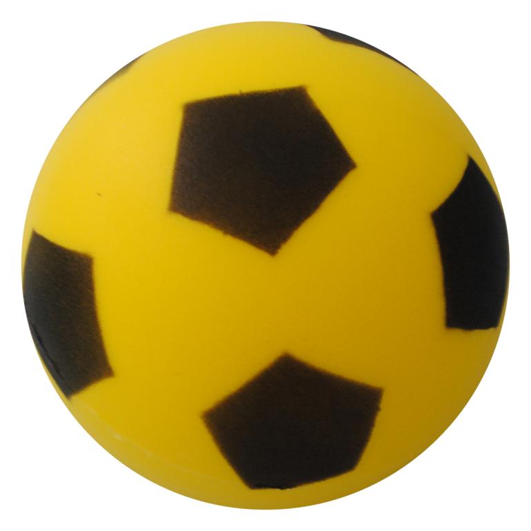 Skum fodbold, gul