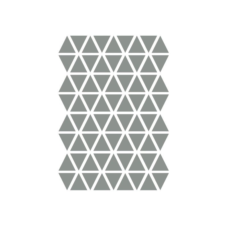 Image of FermLiving Wallsticker Mini Triangles Grå (2303367)