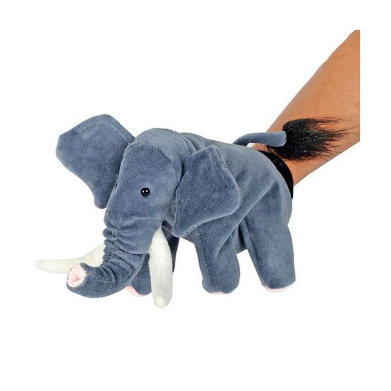 Elefant hånddukke