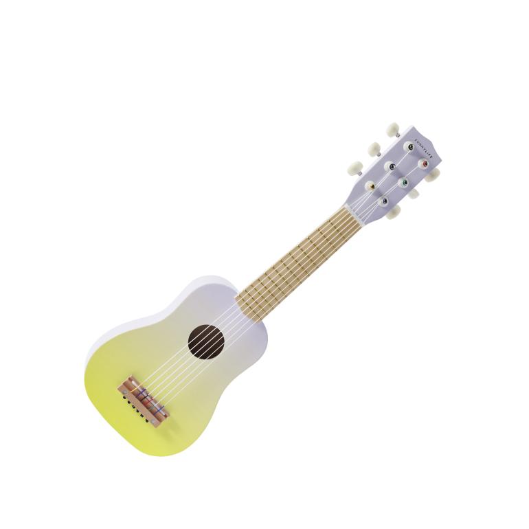 ukulele i gul og lilla