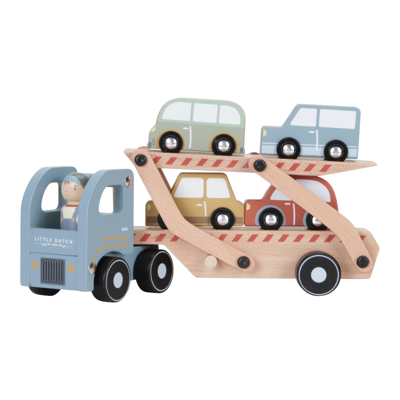 Image of Little Dutch - Lastbil med biler og mand (2605008)