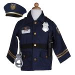 Politibetjent kostume med 5 dele - 5 - 6 år