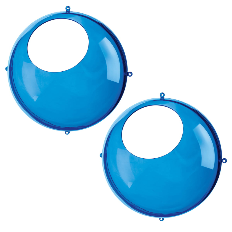 Koziol kuppel orion plast - Blue - 2 halve