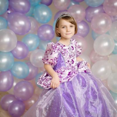 Royal Pretty Prinsesse kjole, Lilla - 5 - 6 år - GP - køb