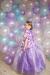 Royal Pretty Prinsesse kjole, Lilla - 5 - 6 år - GP balonner