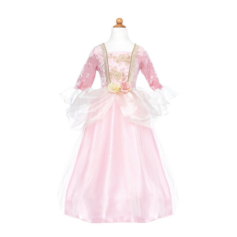 Pink rose prinsesse kjole - 5 - 6 år - GP