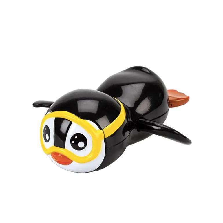 Magni - Træk op Badedyr - Pingvin sort