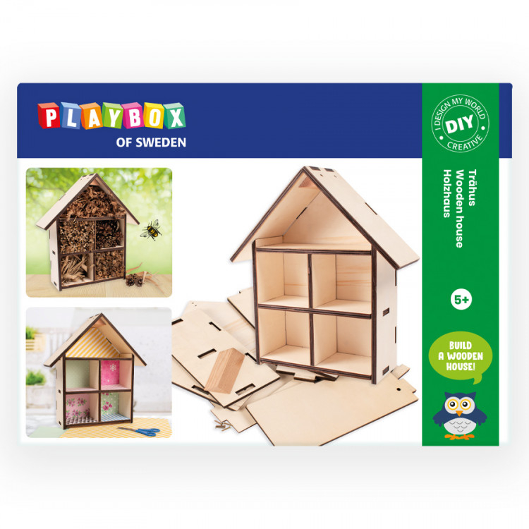 Playbox - Byg selv Træhus - Insekthotel