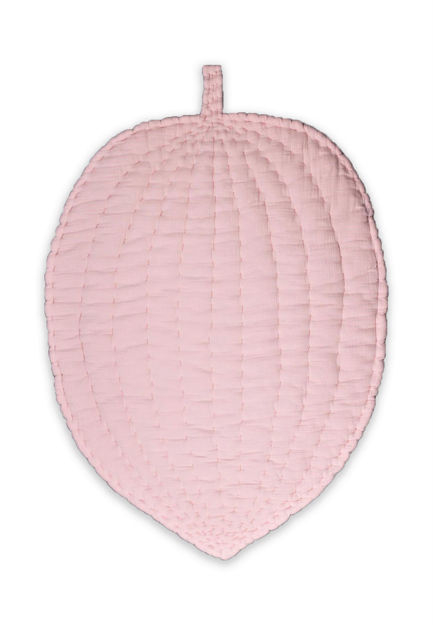Cigit - Bladformet tæppe - lyserød