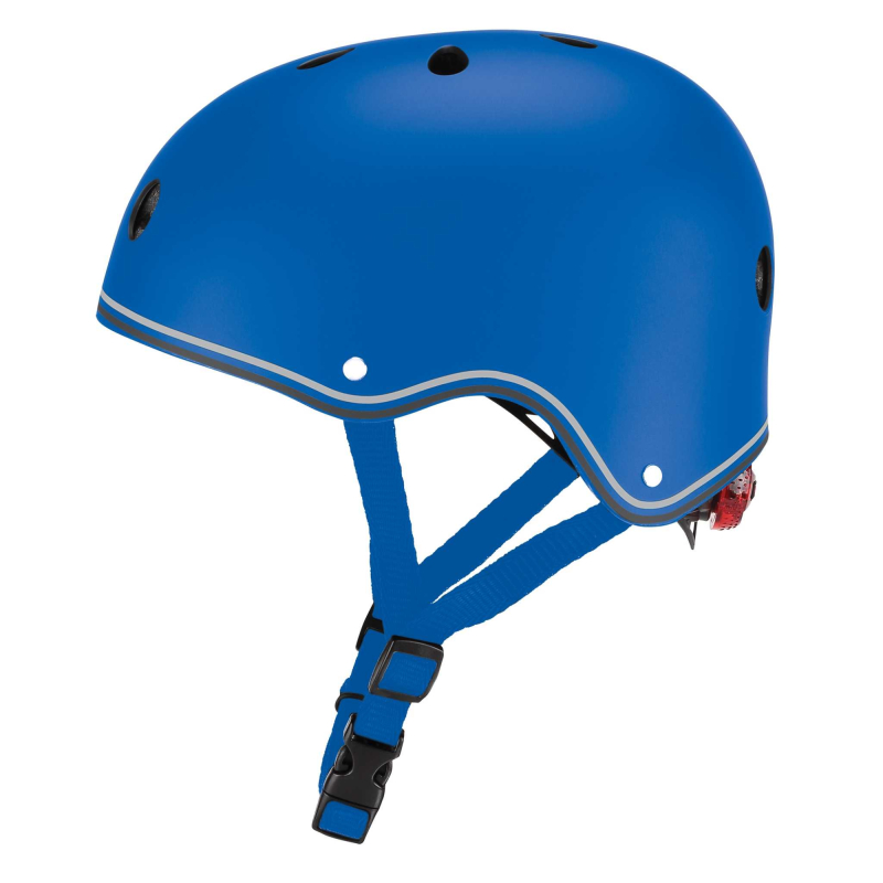 Globber Primo Bike Helmet with LED-Lights Blue str. 48-52 cm
