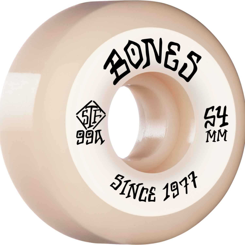 Bones Hjul Wheels STF Skateboard Heritage Roots 54mm V5 4pk Black str.