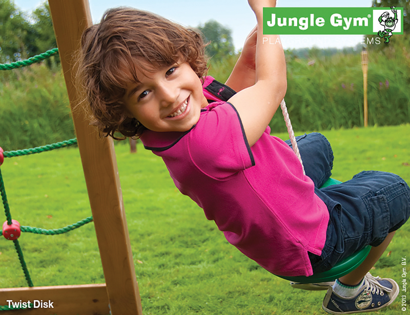 7: Jungle Gym Twist Disk kit sæt grøn