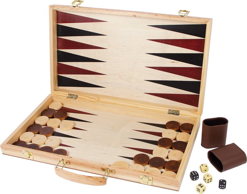 small foot Skak og Backgammon Spil