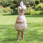 Kanin udklædning til børn fra 3-18 måneder